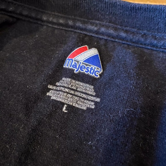 St. Louis Cardinals Baseball MLB Black Pop Team Tee Majestic Large - Picture 4 of 5